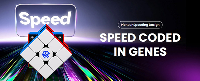 GAN V100 Maglev 3x3x3 Speed Cube UV Coated